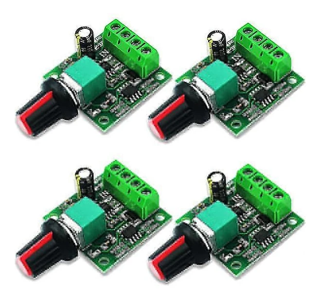 4st 1.8v 3v 5v 6v 7.2v 12v 2A PWM Hastighetsregulator DC Motor Spänningsregulator LED Spänningsregulator Dimmer Justerbar Kontrollbrytare
