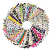 Diy Quilting Patch 60st 10cmx10cm Charm Pack Fa Patch Bundle Fas Tyg Sömnad