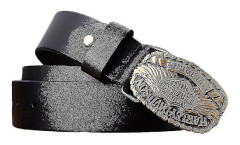 Herrbälte Kohud Hip-hop Stil Utrikeshandel Motorcykelbälte Coffee harley buckle 120cm