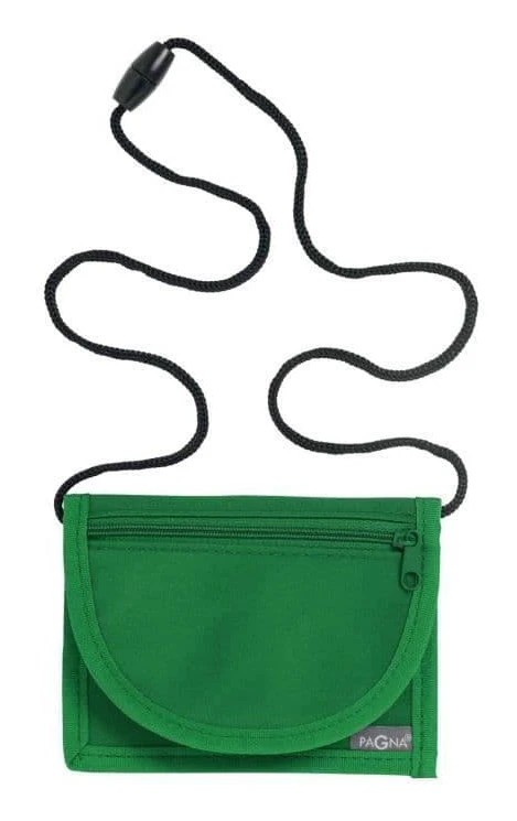 Halspåse, nylon, grön
