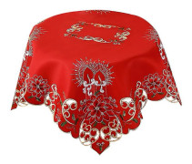 Embroidered Tablecloth, Hollow Round Tablecloth, for Restaurant Dinners Christmas Parties