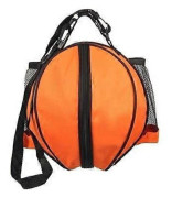 Vattentät Basketbollväska Justerbar Enkel Axelrem Fotboll Volleyboll Handväska Bollväska Hållare Rem Orange color