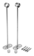 Robe Pipe Mounting Bracket, 25mm Diameter, 2-Pack for 350mm Rods-FO-