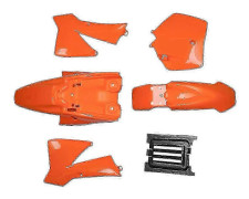 KTM50 50cc Pit Bike Kåpa Skydd Delar Kit Orange