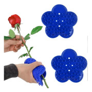 2 st Plast Strippare Rosborttagningsverktyg Trädgårdsstrippare Verktyg Borttagare Ros Tagg Tagg och Bladstrippningsverktyg, 12x12cm Blå