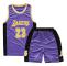 Lakers #23 Lebron James Jersey Set i Barnlila