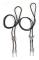 2 st Mode Bolo Slips Läder Slips Halsband Ko Skalle, Ranger Star Svart Slips Halsband Western Cowboy Vintage Bolo slips Retro Slips