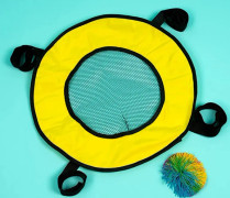 Interaktivt kasta och fånga bollspel för två spelare, sensoriska leksaker