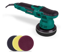 VONROC Dual Action Polermaskin 650W – 125mm | Inkl. 4 poleringssvampar