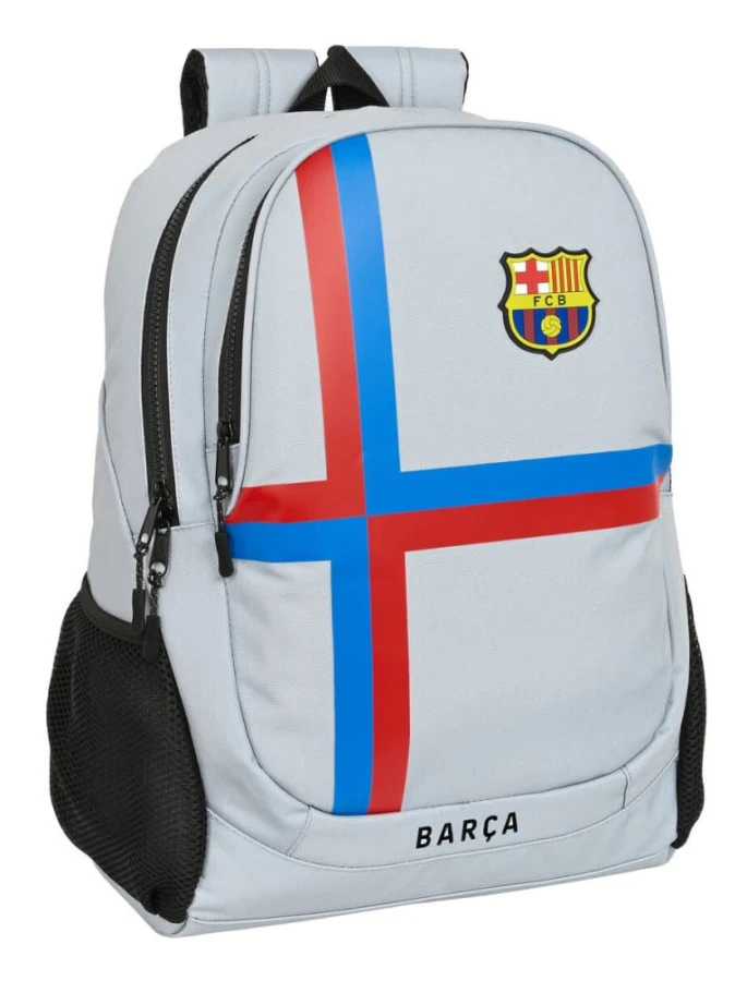 Skolryggsäck F.C. Barcelona Grå (32 x 44 x 16 cm)