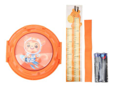 Touch Height Jump Counter Barn Lysande Vertikal Hopptränare Röst Räknare Höjd Diagram Orange