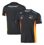 McLaren Ny F1 Racingdräkt Orange Kortärmad Topp T-Shirt Team Herr Sport Toppar Svart 2XL Svart