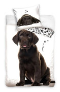 Djur Labrador Hund Påslakanset 140×200 cm, 70×90 cm