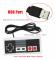 2-pack NES Classic Controller för Nintendo Classic Mini Edition, Klassisk Nintendo Controller för NES Classic Mini Sladd