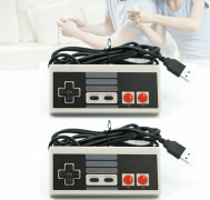 2-pack NES Classic Controller för Nintendo Classic Mini Edition, Klassisk Nintendo Controller för NES Classic Mini Sladd