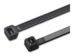 Sats med 150 kraftiga buntband, 7,8x370 mm (svart, extra breda)