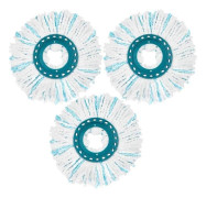 3 st mikrofibermoppdynor kompatibla med Leifheit Clean Twist Disc-moppsystem, reservmopphuvuden för mikrofiber
