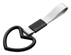 Hot Sale 1 st Rem Varningsring för Bil Bakre Stötfångare Tillbehör Ring Hjärta Tåg Buss Handtag Handrem Drift Charm dragkrok
