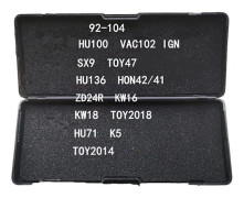 92-104 LiShi 2 i 1 HU100 VAC102IGN SX9 TOY47 HU136 HON42/41 ZD24R KW16 KW18 TOY2018 HU71 K5 TOY2014 Låssmedsverktyg