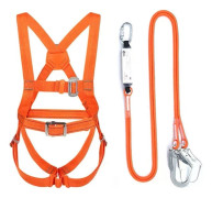 Säkerhetssele Kit, Fallskyddssele, Heuhil Helkroppssele, Fallskyddssele, Fallskyddssele för Luftarbete (3m Stort Spänne)