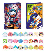 Halloween Nedräknings Blind Box Leksaker, Samlarobjekt Blind Box Donald Duck Figurer Leksaker 24 st
