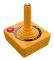 Atari Pac-Man CX-40+ (Orange) - Wireless Joystick