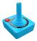 Atari Pac-Man CX-40+ (Blue) - Wireless Joystick