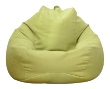 Extra Stor Sittsäck Stol Soffa Överdrag Lazy Lounger För Vuxna Barn Inomhus Grön 90 * 110cm