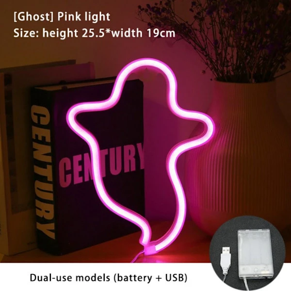 LED-lampa Neonljus ROSA LJUS ROSA LJUS