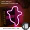 LED-lampa Neonljus ROSA LJUS ROSA LJUS