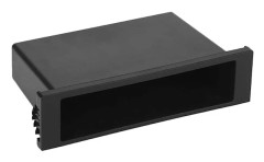 1 DIN Radio Förvaringslåda, ABS Plast Dubbel DIN Instrumentbräda Mugghållare Organizer för Bilstereo
