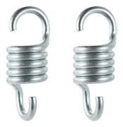 4\" Kraftig Hängmatta Stol Fjäder Veranda Gungor Fjäder, Punching Bag Fjäder Upphängningskrokar, 2-pack