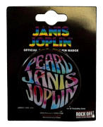 Janis Joplin Pearl Pin Emblem Badge