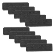 Namnetikettmagnet Namnetikettmagnet Självhäftande ID-märkesmagnet (svart 10 st) IC