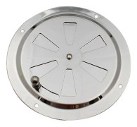 Runt ventilationsgaller, justerbar ventilationsöppning rostfritt ventilationsluftinlopp och -utlopp 125 mm