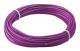 Isolerad koppartråd, 10 m, violett