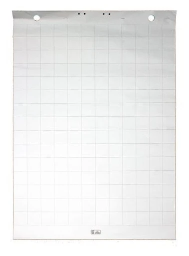  Blädderblock 60x85cm olinj/linj/rut 5/F