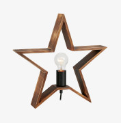 Markslöjd - Bordsstjärna Estrella 1L - Brun - Adventsljusstakar - Från Homeroom