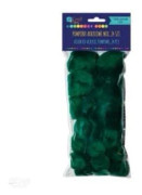 DP Craft Akryl pomponger mörkgrön mix
