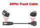 Ny OBD OBD2 16-stiftsadapter för IVECO 30-stifts till 16-stifts hona lastbil OBD2-kabel OBDii-kontakt lastbil för IVECO 30-stift ST1M743