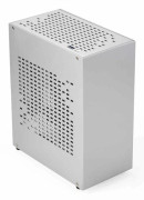 Full Aluminum Litet Gaming-Chassi med Stöd för 1U Nätaggregat, 3.0 Dubbel Omvänd PCI Riser-Kabel, Högeffektiv Värmeavledning Mini-ITX Chassi, Super