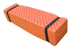 Förtjockad Dubbel Äggkartong Sovmadrass, Vikbar Utomhus Skum Campingmatta PVC Konstruktion Portabel Design för Camping Vandring Yoga Fitness Tupplur, Multi