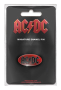 AC/DC Mini Oval Logo Badge
