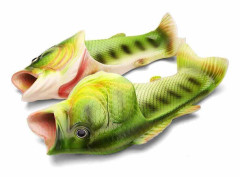 Bass Tofflor, Vattentät Rolig Present till Fiskeälskare, Flexibla Lätta & Bekväma Sandaler, Lätta att Tvätta med Överlägset Halkskydd