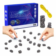 Magnetiskt Schackspel, Resevänlig och Hållbar Design med Magnetiska Pjäser och Bärväska, Pedagogiskt och Underhållande Strategispel, Superior