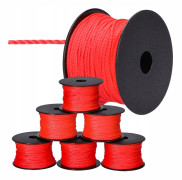 x Mursnöre 50m x 2mm RÖD