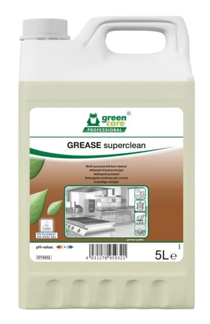 Universalrengöringsmedel, Green Care Professional GREASE Superclean, 5 l, färglös - (2 st.)