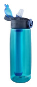 650ml Utomhusvattenfilterflaska Camping Vandringsfilter Vattenflaskrenare Plastvattenkopp