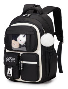 OBOSOE Skolväska Ryggsäck för Flickor Kawaii Ita Design för Grundskola