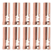 10 st E14 metallrör för ljuslampshållare Lampfot Belysningstillbehör 25x80mm roséguld
